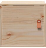 VidaXL Wandkasten 2 st 31,5x30x30 cm massief grenenhout