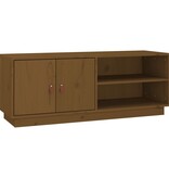 VidaXL Tv-meubel 105x34x40 cm massief grenenhout honingbruin