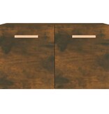 VidaXL Wandkast 60x36,5x35 cm bewerkt hout gerookt eikenkleurig