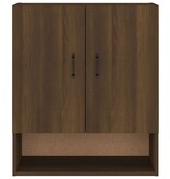 VidaXL Wandkast 60x31x70 cm bewerkt hout bruin eikenkleur