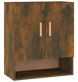 VidaXL Wandkast 60x31x70 cm bewerkt hout gerookt eikenkleurig