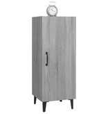 VidaXL Dressoir 34,5x34x90 cm bewerkt hout grijs sonoma eikenkleurig