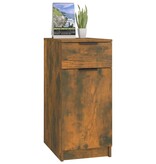 VidaXL Bureaukast 33,5x50x75 cm bewerkt hout gerookt eikenkleurig