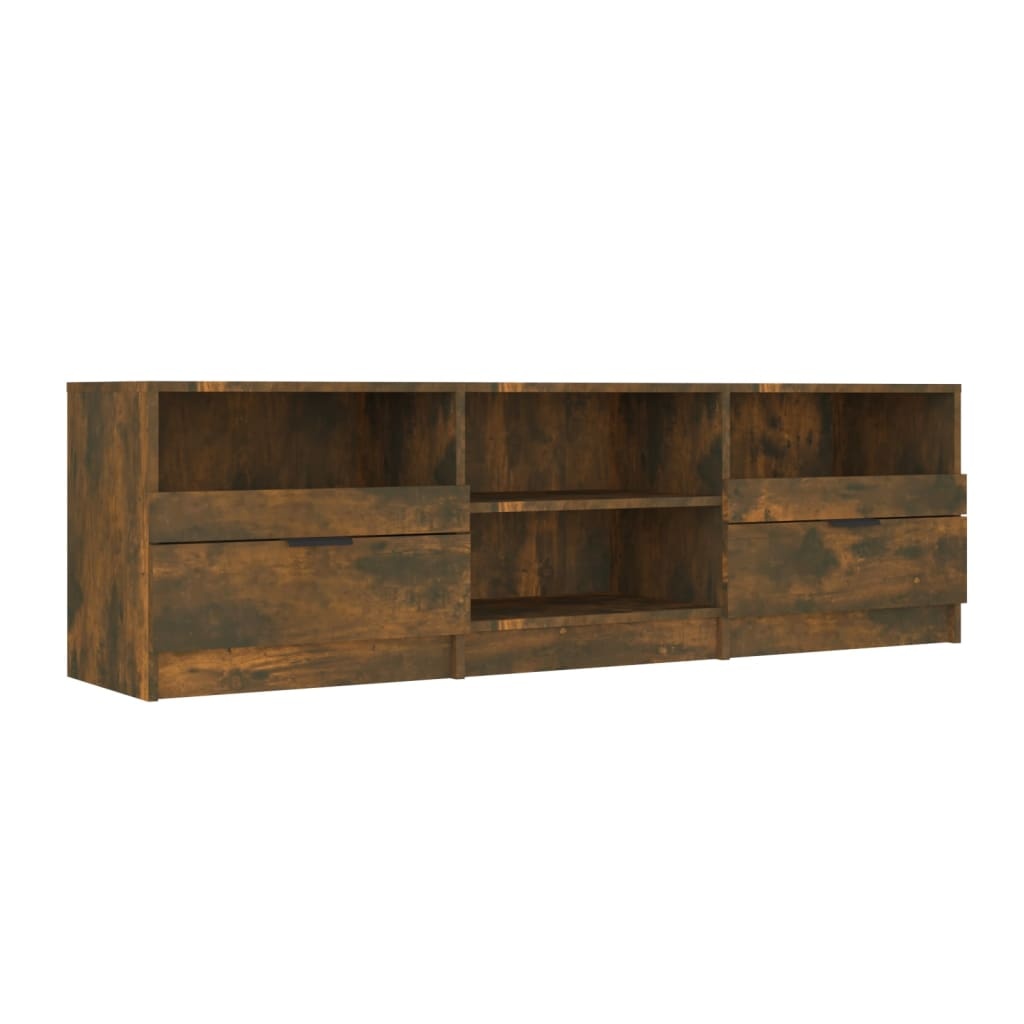 VidaXL Tv-meubel 150x33,5x45 cm bewerkt hout gerookt eikenkleurig