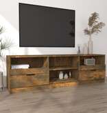 VidaXL Tv-meubel 150x33,5x45 cm bewerkt hout gerookt eikenkleurig