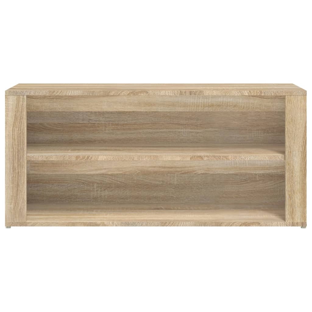 VidaXL Schoenenrek 100x35x45 cm bewerkt hout sonoma eikenkleurig