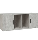 VidaXL Tv-meubel 100x35x40 cm bewerkt hout betongrijs