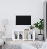VidaXL Tv-meubel 100x35x40 cm bewerkt hout hoogglans wit