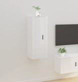 VidaXL Tv-wandmeubel 40x34,5x100 cm hoogglans wit