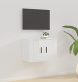 VidaXL Tv-wandmeubel 57x34,5x40 cm hoogglans wit
