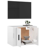 VidaXL Tv-wandmeubel 57x34,5x40 cm hoogglans wit