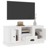 VidaXL Tv-meubel 100x35,5x45 cm bewerkt hout hoogglans wit