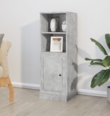 VidaXL Hoge kast 36x35,5x103,5 cm bewerkt hout betongrijs