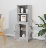 VidaXL Hoge kast 36x35,5x103,5 cm bewerkt hout betongrijs