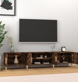 VidaXL Tv-meubel 180x31,5x40 cm bewerkt hout gerookt eikenkleurig