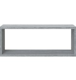 VidaXL Wandschappen kubus 6 st 60x15x23 cm bewerkt hout grijs sonoma