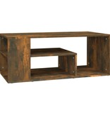 VidaXL Salontafel 100x50x40 cm bewerkt hout gerookt eikenkleurig