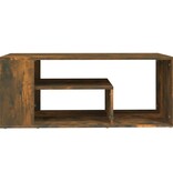 VidaXL Salontafel 100x50x40 cm bewerkt hout gerookt eikenkleurig