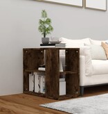 VidaXL Bijzetkast 60x30x50 cm bewerkt hout gerookt eikenkleurig