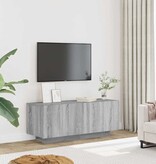VidaXL Tv-meubel 100x35x40 cm bewerkt hout grijs sonoma eikenkleurig