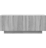 VidaXL Tv-meubel 100x35x40 cm bewerkt hout grijs sonoma eikenkleurig
