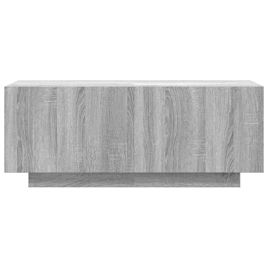 VidaXL Tv-meubel 100x35x40 cm bewerkt hout grijs sonoma eikenkleurig