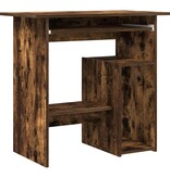 VidaXL Bureau 80x45x74 cm bewerkt hout gerookt eikenkleurig