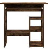 VidaXL Bureau 80x45x74 cm bewerkt hout gerookt eikenkleurig