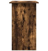 VidaXL Bureau 80x45x74 cm bewerkt hout gerookt eikenkleurig