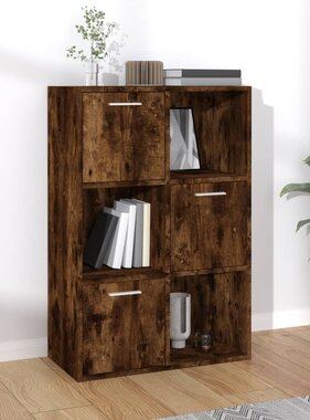 VidaXL Opbergkast 60x29,5x90 cm gerookt eikenkleurig