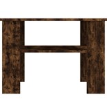 VidaXL Salontafel 60x60x42 cm bewerkt hout gerookt eikenkleurig