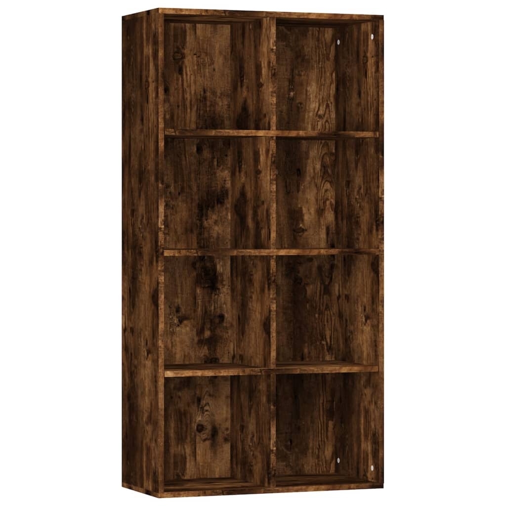 VidaXL Boekenkast 66x30x130 cm bewerkt hout gerookt eikenkleurig