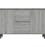 VidaXL Dressoir 104x35x70 cm bewerkt hout grijs sonoma eikenkleurig