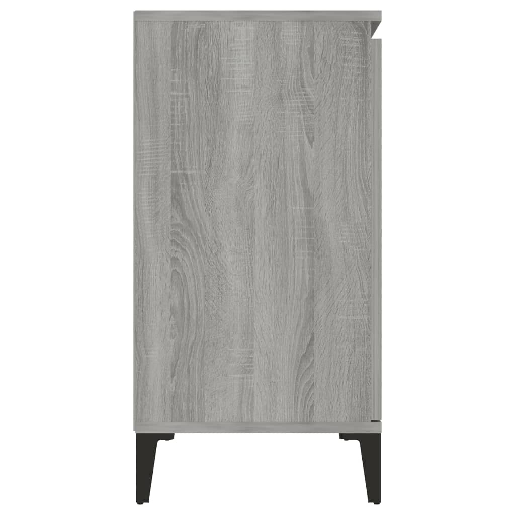 VidaXL Dressoir 104x35x70 cm bewerkt hout grijs sonoma eikenkleurig