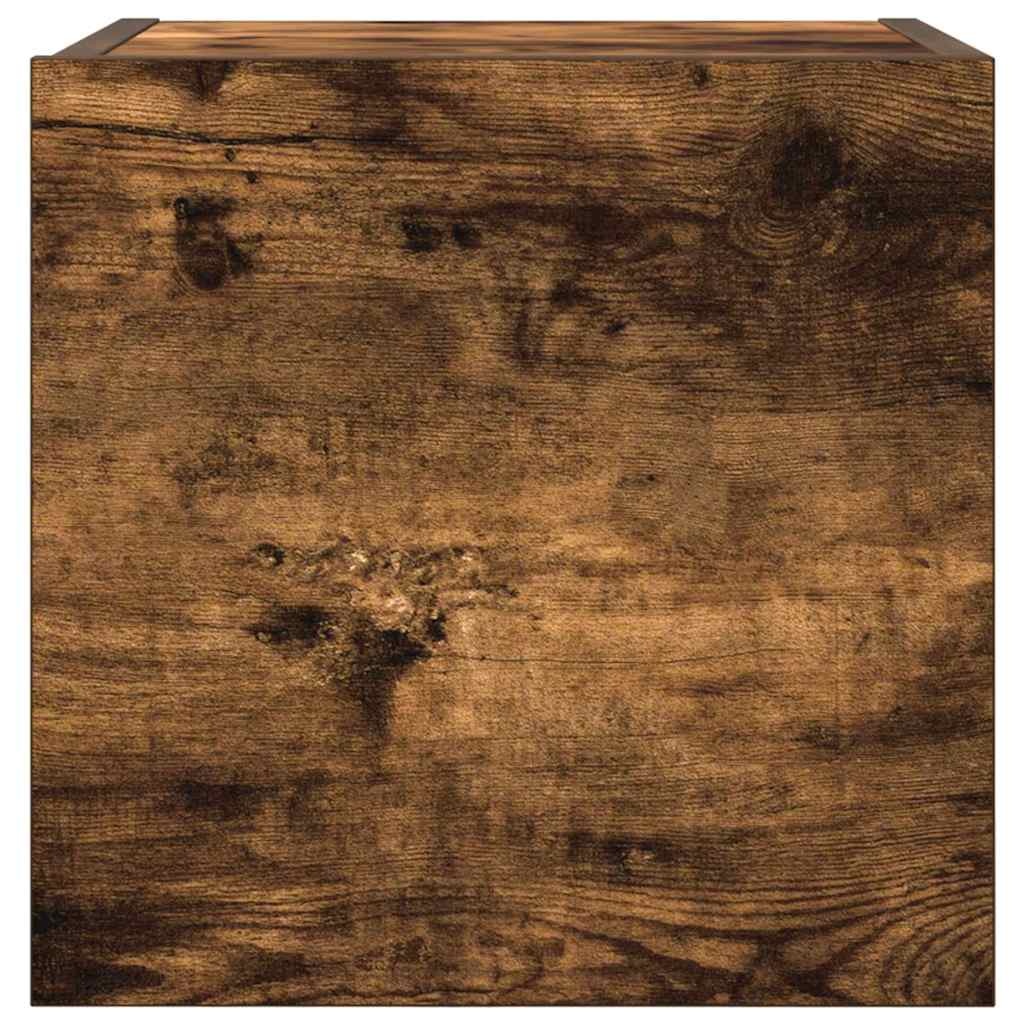 VidaXL Tv-wandmeubel 30,5x30x30 cm gerookt eikenkleurig