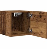 VidaXL Tv-wandmeubel 30,5x30x30 cm gerookt eikenkleurig