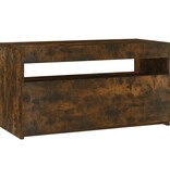 VidaXL Tv-meubel met LED-verlichting 75x35x40 cm gerookt eikenkleurig