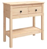 VidaXL Wandtafel 75x35x75 cm massief grenenhout