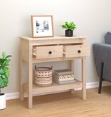 VidaXL Wandtafel 75x35x75 cm massief grenenhout