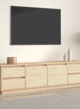 VidaXL Tv-meubel 176x37x47,5 cm massief grenenhout