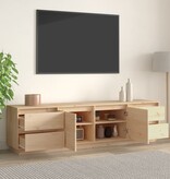 VidaXL Tv-meubel 176x37x47,5 cm massief grenenhout