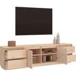 VidaXL Tv-meubel 176x37x47,5 cm massief grenenhout