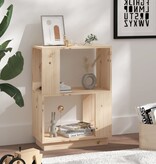 VidaXL Boekenkast/kamerscherm 51x25x70 cm massief grenenhout