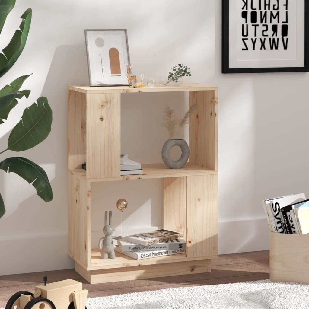 VidaXL Boekenkast/kamerscherm 51x25x70 cm massief grenenhout