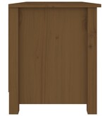 VidaXL Schoenenkast 70x38x45,5 cm massief grenenhout honingbruin