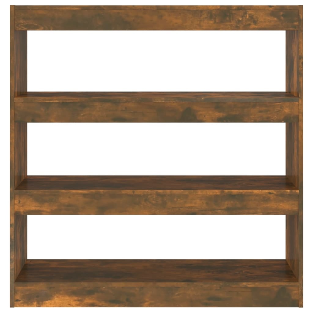 VidaXL Boekenkast/kamerscherm 100x30x103 cm gerookt eikenkleur