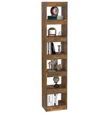 VidaXL Boekenkast/kamerscherm 40x30x198 cm gerookt eikenkleurig