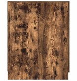 VidaXL Wasmachinekast 71x71,5x91,5 cm gerookt eikenkleurig