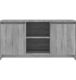 VidaXL Tv-meubel 102x37,5x52,5 cm bewerkt hout grijs sonoma eikenkleur