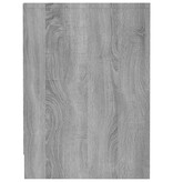 VidaXL Tv-meubel 102x37,5x52,5 cm bewerkt hout grijs sonoma eikenkleur